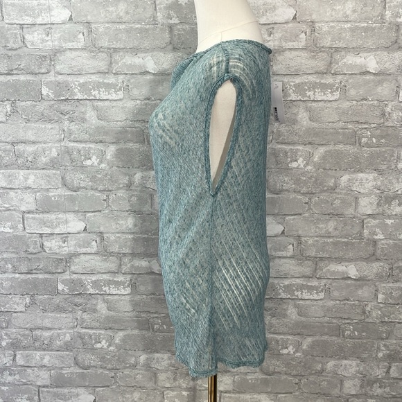 LAmade Teal Textured Women's Top - Picture 2 of 5